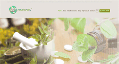 Desktop Screenshot of amorganic.co.za